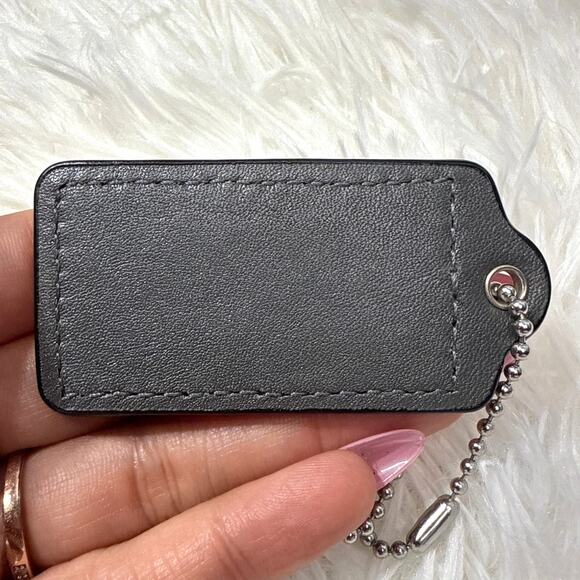 2" COACH Fob Bag Charm Hang tag Hangtag - Picture 2 of 2